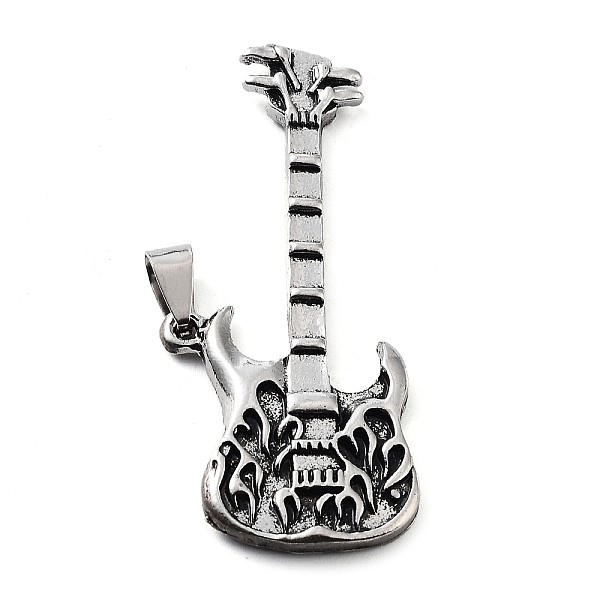 PandaHall Tibetan Style Alloy Big Pendants, Guitar Charms, Antique Silver, 57.5x24x3mm, Hole: 7.5x4.5mm Alloy Guitar
PandaHall Tibetan Style Alloy Big Pendants, Guitar Charms, Antique Silver, 57.5x24x3mm, Hole: 7.5x4.5mm Alloy Guitar