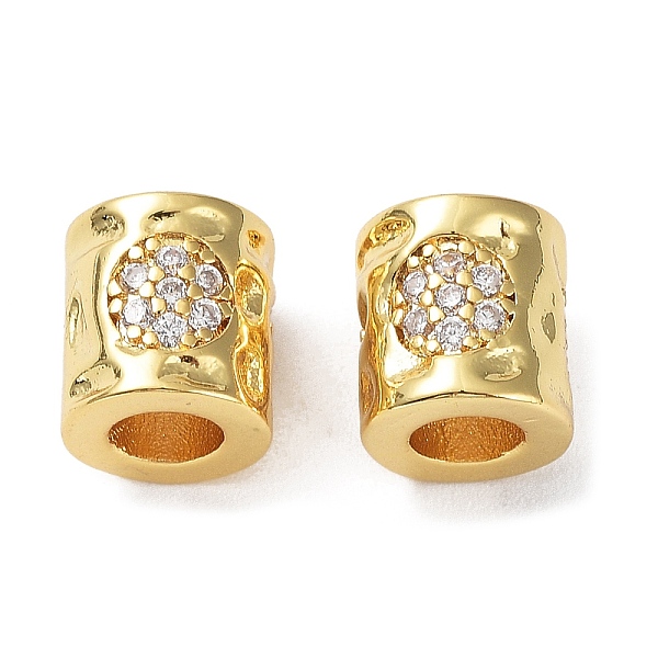 PandaHall Brass Micro Pave Cubic Zirconia Beads, Column, Real 18K Gold Plated, 8x7.5mm, Hole: 4mm Brass+Cubic Zirconia Column Clear
PandaHall Brass Micro Pave Cubic Zirconia Beads, Column, Real 18K Gold Plated, 8x7.5mm, Hole: 4mm Brass+Cubic Zirconia Column Clear