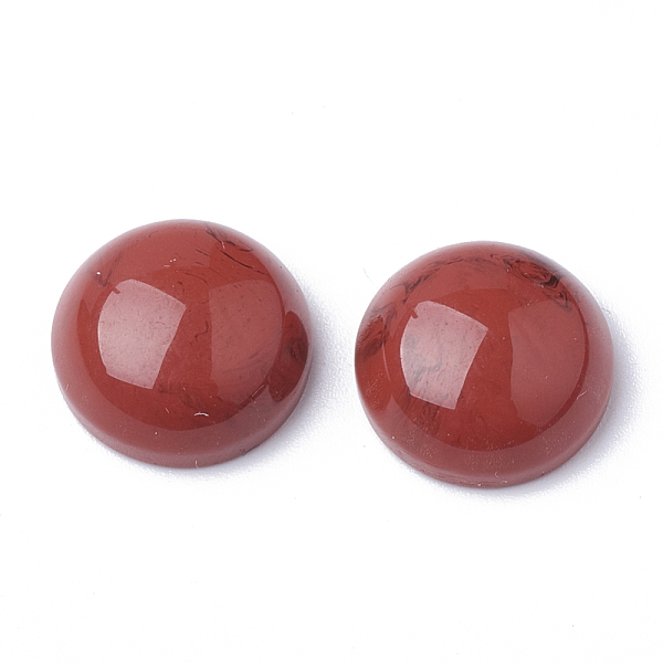 PandaHall Opaque Resin Cabochons, Dome/Half Round, Indian Red, 10x4mm Resin Half Round Red
PandaHall Opaque Resin Cabochons, Dome/Half Round, Indian Red, 10x4mm Resin Half Round Red