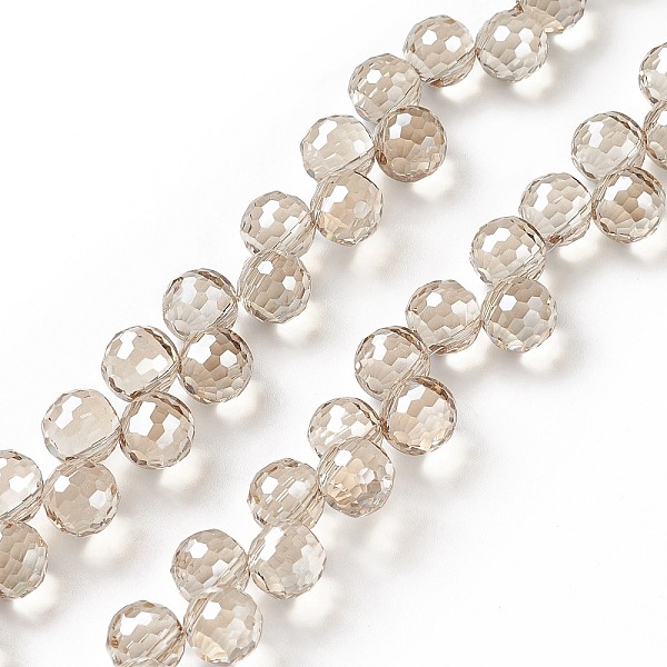 PandaHall Transparent Glass Beads Strands, Top Drilled, Faceted(96 Facets), Round, Wheat, 9mm, Hole: 1.5mm, about 71~72pcs/strand..., Orange
PandaHall Transparent Glass Beads Strands, Top Drilled, Faceted(96 Facets), Round, Wheat, 9mm, Hole: 1.5mm, about 71~72pcs/strand..., Orange