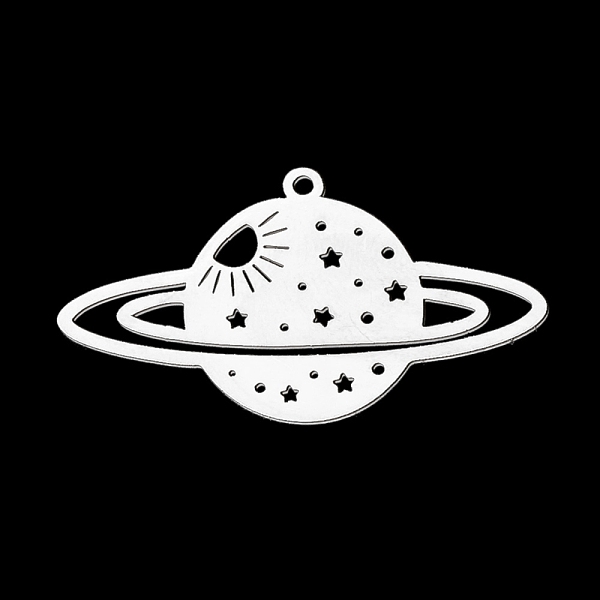PandaHall 201 Stainless Steel Pendants, Laser Cut, Planet, Stainless Steel Color, 21.5x39x1mm, Hole: 1.6mm 201 Stainless Steel Others
PandaHall 201 Stainless Steel Pendants, Laser Cut, Planet, Stainless Steel Color, 21.5x39x1mm, Hole: 1.6mm 201 Stainless Steel Others