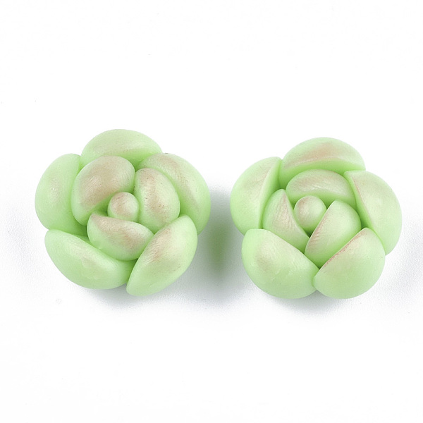 PandaHall Handmade Polymer Clay Cabochons, Succulents, Light Green, 22~23x22.5~23.5x14~15mm Polymer Clay Flower Green
PandaHall Handmade Polymer Clay Cabochons, Succulents, Light Green, 22~23x22.5~23.5x14~15mm Polymer Clay Flower Green