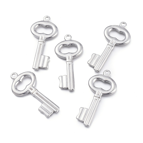 PandaHall 304 Stainless Steel Pendants, Key, Stainless Steel Color, 49.3x23x2.7mm, Hole: 3mm 304 Stainless Steel Key
PandaHall 304 Stainless Steel Pendants, Key, Stainless Steel Color, 49.3x23x2.7mm, Hole: 3mm 304 Stainless Steel Key