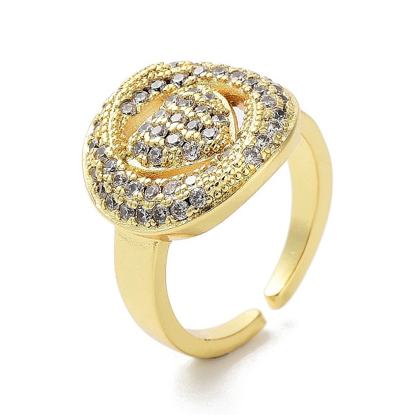 PandaHall Brass with Cubic Zirconia Open Cuff Rings for Women, Real 18K Gold Plated, 7~22mm,US Size 12 3/4(22mm) Brass Clear
PandaHall Brass with Cubic Zirconia Open Cuff Rings for Women, Real 18K Gold Plated, 7~22mm,US Size 12 3/4(22mm) Brass Clear