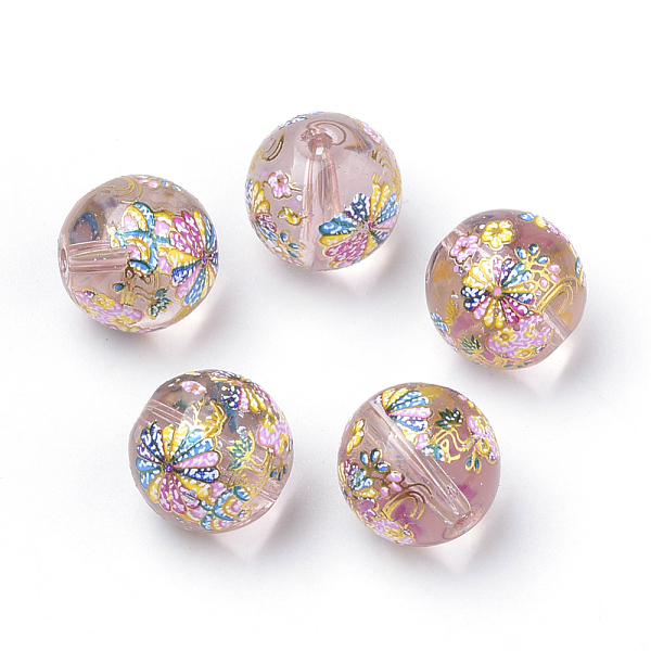 PandaHall Printed Glass Beads, Round with Flower Pattern, Pink, 11~12x11mm, Hole: 1.5mm Glass Flower Pink
PandaHall Printed Glass Beads, Round with Flower Pattern, Pink, 11~12x11mm, Hole: 1.5mm Glass Flower Pink
