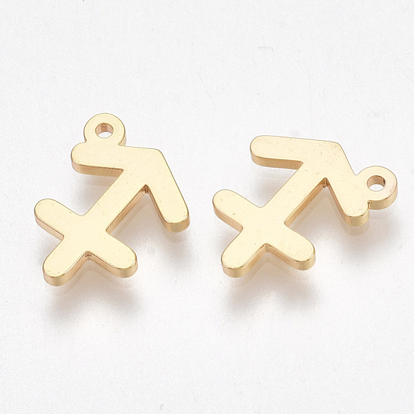 PandaHall Ion Plating(IP) 304 Stainless Steel Charms, Constellation, Golden, Sagittarius, 10x8x1mm, Hole: 0.8mm 304 Stainless Steel...
PandaHall Ion Plating(IP) 304 Stainless Steel Charms, Constellation, Golden, Sagittarius, 10x8x1mm, Hole: 0.8mm 304 Stainless Steel...