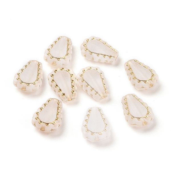 PandaHall Plating Acrylic Beads, Golden Metal Enlaced, Frosted, Teardrop, Moccasin, 17x12x6mm, Hole: 1.8mm, about 755pcs/500g Acrylic..., Orange
PandaHall Plating Acrylic Beads, Golden Metal Enlaced, Frosted, Teardrop, Moccasin, 17x12x6mm, Hole: 1.8mm, about 755pcs/500g Acrylic..., Orange