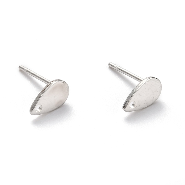 PandaHall 304 Stainless Steel Stud Earring Findings, with Flat Plate, Teardrop, Stainless Steel Color, 8x5x0.9mm, Hole: 1.2mm, Pin: 0.8mm...
PandaHall 304 Stainless Steel Stud Earring Findings, with Flat Plate, Teardrop, Stainless Steel Color, 8x5x0.9mm, Hole: 1.2mm, Pin: 0.8mm...