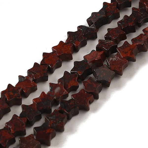 PandaHall Natural Brecciated Jasper Beads Strands, Star, 4x4.5x2mm, Hole: 0.8mm, about 102pcs/strand, 15.35 inch(39cm) Brecciated Jasper...
PandaHall Natural Brecciated Jasper Beads Strands, Star, 4x4.5x2mm, Hole: 0.8mm, about 102pcs/strand, 15.35 inch(39cm) Brecciated Jasper...