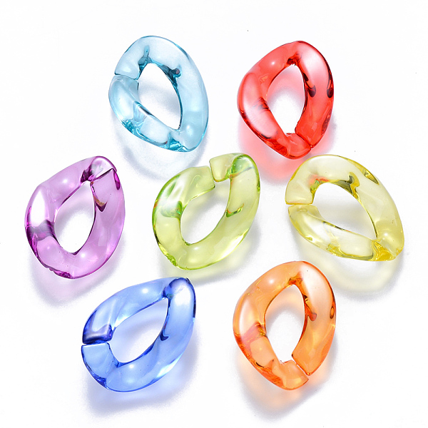 PandaHall Transparent Acrylic Linking Rings, Quick Link Connectors, for Curb Chains Making, Twist, Mixed Color, 23x17x4.5mm, Inner Diameter..., Multicolor
PandaHall Transparent Acrylic Linking Rings, Quick Link Connectors, for Curb Chains Making, Twist, Mixed Color, 23x17x4.5mm, Inner Diameter..., Multicolor