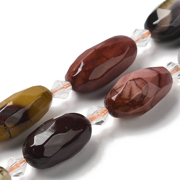 PandaHall Natural Mookaite Beads Strands, with Seed Beads, Faceted, Oval, 20.5~26x8.5~12mm, Hole: 1mm, about 13~14pcs/strand, 15.35~15.55''...
PandaHall Natural Mookaite Beads Strands, with Seed Beads, Faceted, Oval, 20.5~26x8.5~12mm, Hole: 1mm, about 13~14pcs/strand, 15.35~15.55''...