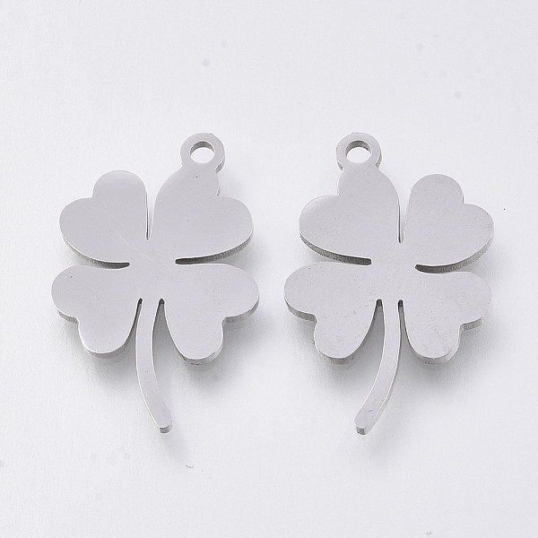 PandaHall 201 Stainless Steel Pendants, Laser Cut Pendants, Clover, Stainless Steel Color, 19.5x12.5x1mm, Hole: 1.2mm 201 Stainless Steel...
PandaHall 201 Stainless Steel Pendants, Laser Cut Pendants, Clover, Stainless Steel Color, 19.5x12.5x1mm, Hole: 1.2mm 201 Stainless Steel...