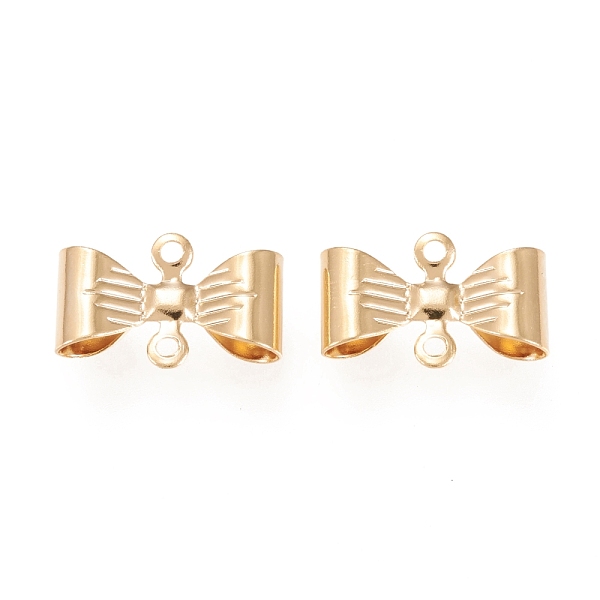 PandaHall 304 Stainless Steel Links Connectors, Bowknot, Golden, 8x12x3mm, Hole: 1mm 304 Stainless Steel Bowknot
PandaHall 304 Stainless Steel Links Connectors, Bowknot, Golden, 8x12x3mm, Hole: 1mm 304 Stainless Steel Bowknot