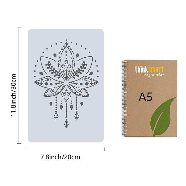 PandaHall GORGECRAFT 7.9"X12"Lotus Flower Stencil Mandala Leaf Templates Reusable Plastic Drawing Painting Stencils Template for Painting on...
PandaHall GORGECRAFT 7.9"X12"Lotus Flower Stencil Mandala Leaf Templates Reusable Plastic Drawing Painting Stencils Template for Painting on...