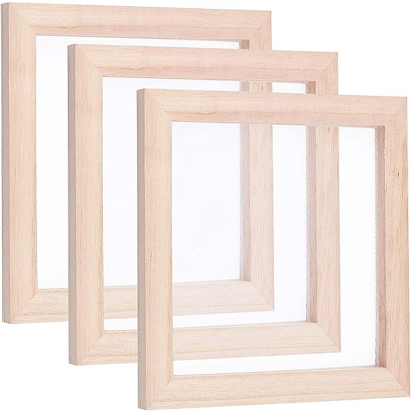 PandaHall SUPERFINDINGS 3Pcs 20.1x20.1x1.25cm Square Burly Wood Paper Making Mould Frame Screen Tools Deckle Screen Printing Frame for DIY..., Orange
PandaHall SUPERFINDINGS 3Pcs 20.1x20.1x1.25cm Square Burly Wood Paper Making Mould Frame Screen Tools Deckle Screen Printing Frame for DIY..., Orange