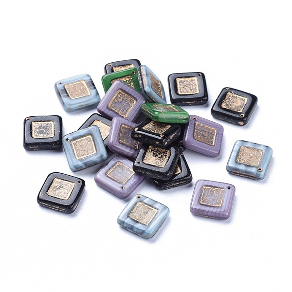 PandaHall Czech Lampwork Pendants, Gold Inlay Color, Rhombus, Mixed Color, 20x20x5mm, Hole: 0.8mm, about 57pcs~63pcs/bag Glass Rhombus..., Multicolor
PandaHall Czech Lampwork Pendants, Gold Inlay Color, Rhombus, Mixed Color, 20x20x5mm, Hole: 0.8mm, about 57pcs~63pcs/bag Glass Rhombus..., Multicolor