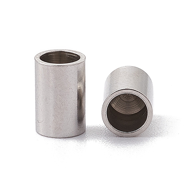 PandaHall 201 Stainless Steel Cord Ends, End Caps, Column, Stainless Steel Color, 6x4mm, Inner Diameter: 3mm 201 Stainless Steel
PandaHall 201 Stainless Steel Cord Ends, End Caps, Column, Stainless Steel Color, 6x4mm, Inner Diameter: 3mm 201 Stainless Steel