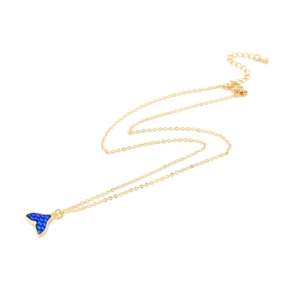 PandaHall Mermaid Fishtail Resin Pendant Necklace, Daity Animal Brass Necklace for Girl Women, Golden, Blue, Pendant: 14x13x4.5mm, 17.72...
PandaHall Mermaid Fishtail Resin Pendant Necklace, Daity Animal Brass Necklace for Girl Women, Golden, Blue, Pendant: 14x13x4.5mm, 17.72...