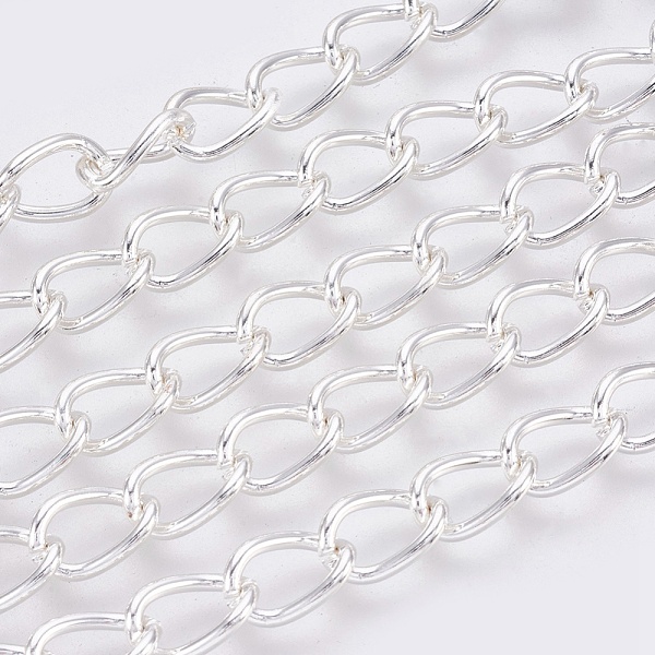 PandaHall Iron Twisted Chains, Unwelded, with Spool, Oval, Silver Color Plated, 11x8x1.4mm Iron
PandaHall Iron Twisted Chains, Unwelded, with Spool, Oval, Silver Color Plated, 11x8x1.4mm Iron