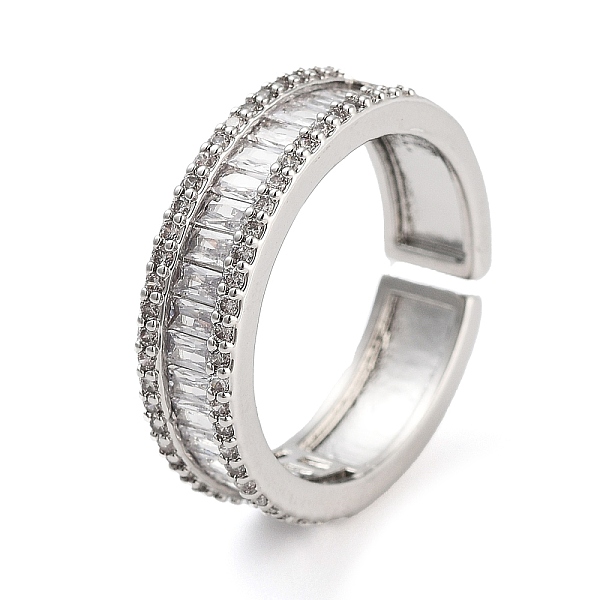 PandaHall Rack Plating Brass Micro Pave Cubic Zirconia Open Cuff Rings for Women, Long-Lasting Plated, Cadmium Free & Lead Free, Platinum...
PandaHall Rack Plating Brass Micro Pave Cubic Zirconia Open Cuff Rings for Women, Long-Lasting Plated, Cadmium Free & Lead Free, Platinum...