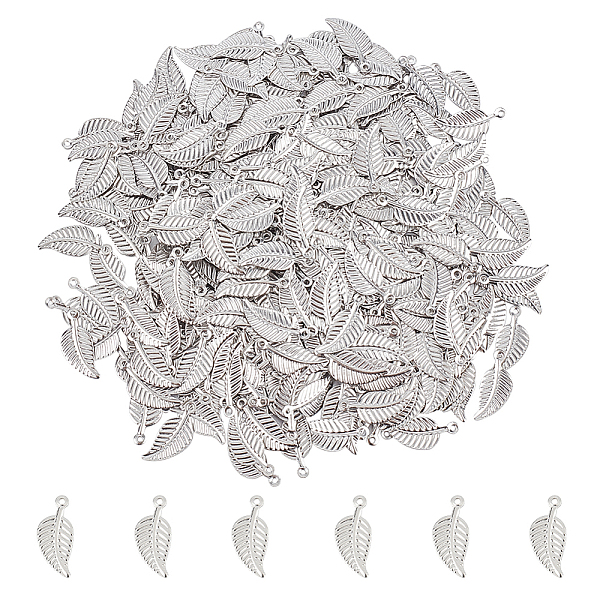 PandaHall Unicraftale 400Pcs 304 Stainless Steel Charms, Leaf, Stainless Steel Color, 14x6x0.5mm, Hole: 0.8mm 304 Stainless Steel Leaf
PandaHall Unicraftale 400Pcs 304 Stainless Steel Charms, Leaf, Stainless Steel Color, 14x6x0.5mm, Hole: 0.8mm 304 Stainless Steel Leaf