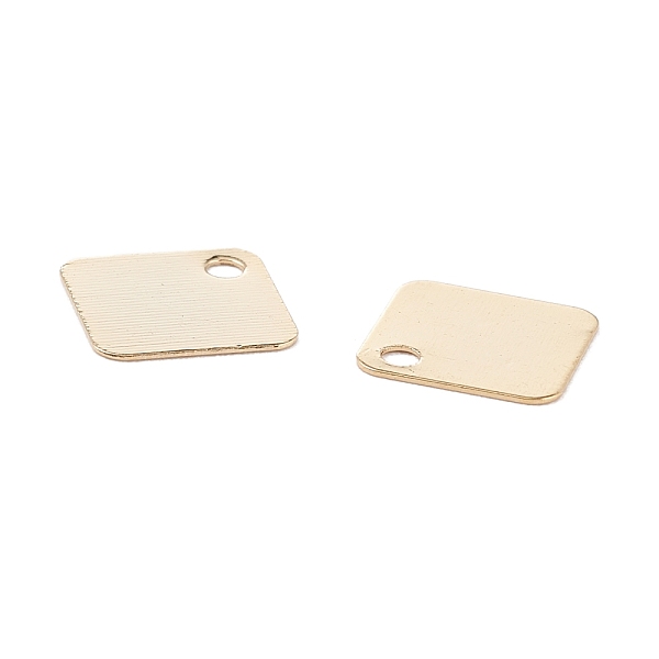 PandaHall Brass Charms, Long-Lasting Plated, Rhombus, Real 24K Gold Plated, 8.5x8.5x0.2mm, Hole: 1mm Brass Rhombus
PandaHall Brass Charms, Long-Lasting Plated, Rhombus, Real 24K Gold Plated, 8.5x8.5x0.2mm, Hole: 1mm Brass Rhombus