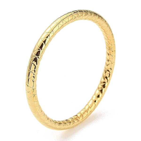 PandaHall 304 Stainless Steel Grooved Bangles, Rhombus Pattern, Real 14K Gold Plated, Inner Diameter: 2-3/8 inch(6.05cm) 304 Stainless Steel...
PandaHall 304 Stainless Steel Grooved Bangles, Rhombus Pattern, Real 14K Gold Plated, Inner Diameter: 2-3/8 inch(6.05cm) 304 Stainless Steel...