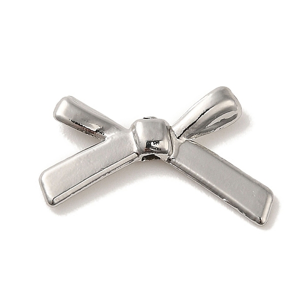 PandaHall Rack Plating Alloy Beads, Cadmium Free & Nickel Free & Lead Free, Bowknot, Platinum, 12x19.5x2.5mm, Hole: 1.4mm Alloy Bowknot
PandaHall Rack Plating Alloy Beads, Cadmium Free & Nickel Free & Lead Free, Bowknot, Platinum, 12x19.5x2.5mm, Hole: 1.4mm Alloy Bowknot