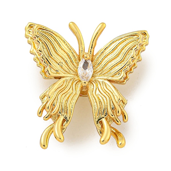 PandaHall Brass Cubic Zirconia Beads, Long-Lasting Plated, Lead Free & Cadmium Free, Butterfly, Real 18K Gold Plated, 23x21x7mm, Hole: 3mm..., Clear
PandaHall Brass Cubic Zirconia Beads, Long-Lasting Plated, Lead Free & Cadmium Free, Butterfly, Real 18K Gold Plated, 23x21x7mm, Hole: 3mm..., Clear