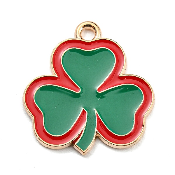 PandaHall Saint Patrick's Day Alloy Enamel Pendants, Light Gold, Clover Charm, Green, 22x20.5x1.5mm, Hole: 2mm Alloy+Enamel Clover Green
PandaHall Saint Patrick's Day Alloy Enamel Pendants, Light Gold, Clover Charm, Green, 22x20.5x1.5mm, Hole: 2mm Alloy+Enamel Clover Green