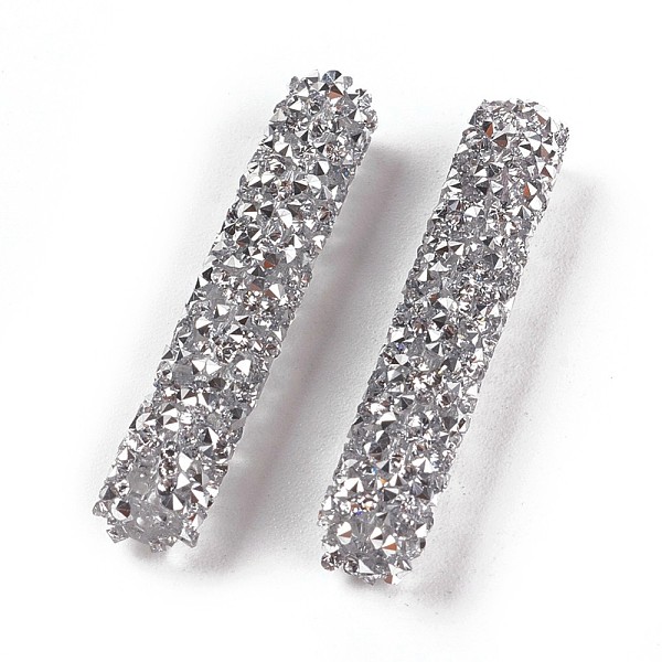 PandaHall Glass Rhinestone Beads, For DIY Jewelry Craft Making, Tube, Comet Argent Light, 32~33x6mm, Hole: 0.8mm Glass Tube Gray
PandaHall Glass Rhinestone Beads, For DIY Jewelry Craft Making, Tube, Comet Argent Light, 32~33x6mm, Hole: 0.8mm Glass Tube Gray