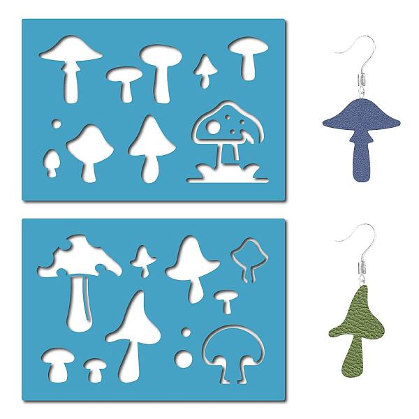 PandaHall GORGECRAFT 2 Styles Mushroom Reusable Earrings Making Template Leather Earring Templates Acrylic Plant Cutting Stencil for Drawing...
PandaHall GORGECRAFT 2 Styles Mushroom Reusable Earrings Making Template Leather Earring Templates Acrylic Plant Cutting Stencil for Drawing...