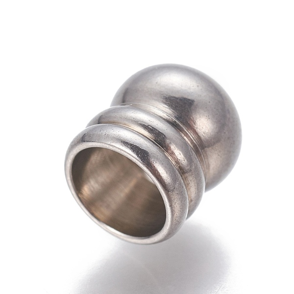 PandaHall 201 Stainless Steel Cord Ends, Grooved, Column, Stainless Steel Color, 8x7mm, Hole: 5mm 201 Stainless Steel
PandaHall 201 Stainless Steel Cord Ends, Grooved, Column, Stainless Steel Color, 8x7mm, Hole: 5mm 201 Stainless Steel