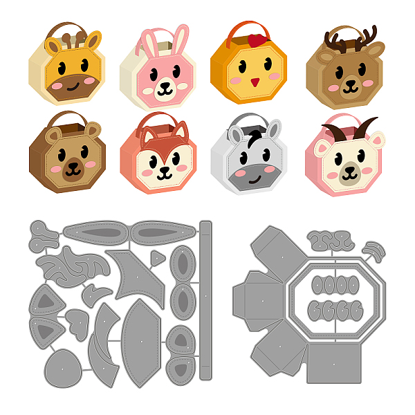 PandaHall GLOBALAND 3D Gift Box Cut Dies Animal Themed Gift Box Cutting Dies Octagonal Handbag Carbon Steel Embossing Tool Die Cuts Stencils...
PandaHall GLOBALAND 3D Gift Box Cut Dies Animal Themed Gift Box Cutting Dies Octagonal Handbag Carbon Steel Embossing Tool Die Cuts Stencils...