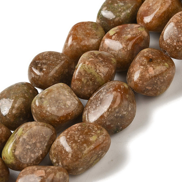 PandaHall Natural Unakite Beads Strands, Nuggets, Tumbled Stone, 11.5~24x9~14x6.5~11mm, Hole: 1.1mm, about 26pcs/strand, 15.35~16.06''...
PandaHall Natural Unakite Beads Strands, Nuggets, Tumbled Stone, 11.5~24x9~14x6.5~11mm, Hole: 1.1mm, about 26pcs/strand, 15.35~16.06''...