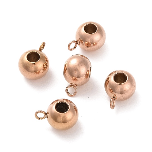 PandaHall 304 Stainless Steel Tube Bails, Loop Bails, Rondelle Bail Beads, Rose Gold, 11x6.5x8mm, Hole: 3mm 304 Stainless Steel Rondelle
PandaHall 304 Stainless Steel Tube Bails, Loop Bails, Rondelle Bail Beads, Rose Gold, 11x6.5x8mm, Hole: 3mm 304 Stainless Steel Rondelle