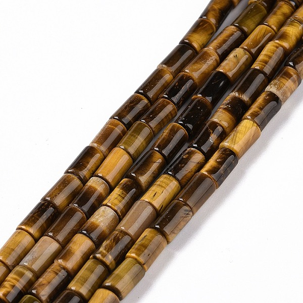 PandaHall Natural Tiger Eye Beads Strands, Column, 7~7.5x5mm, Hole: 1mm, about 46pcs/strand, 14.76 inch(37.5cm) Tiger Eye Column
PandaHall Natural Tiger Eye Beads Strands, Column, 7~7.5x5mm, Hole: 1mm, about 46pcs/strand, 14.76 inch(37.5cm) Tiger Eye Column