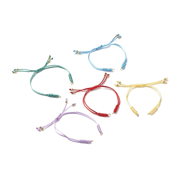 PandaHall Adjustable Nylon Braided Cord Bracelet Making Accessories, with Brass Beads and 304 Stainless Steel Jump Rings, Real 18K Gold..., Multicolor
PandaHall Adjustable Nylon Braided Cord Bracelet Making Accessories, with Brass Beads and 304 Stainless Steel Jump Rings, Real 18K Gold..., Multicolor