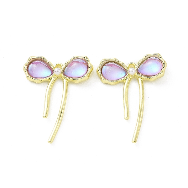 PandaHall Rack Plating Alloy Pendants, Bowknot with Resin Charms, Purple, 29x22.5x4.5mm, Hole: 1.6mm Alloy+Rhinestone Purple
PandaHall Rack Plating Alloy Pendants, Bowknot with Resin Charms, Purple, 29x22.5x4.5mm, Hole: 1.6mm Alloy+Rhinestone Purple