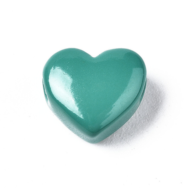 PandaHall Spray Painted Brass Beads, Heart, Teal, 9x10.5x6mm, Hole: 2mm Brass Heart Cyan
PandaHall Spray Painted Brass Beads, Heart, Teal, 9x10.5x6mm, Hole: 2mm Brass Heart Cyan