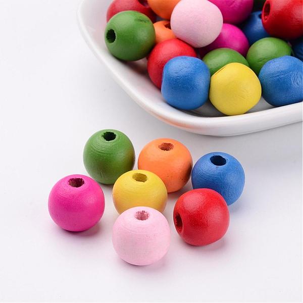 PandaHall Dyed Natural Wood Beads, Round, Mixed Color, 14x13mm, Hole: 4mm Wood Round Multicolor
PandaHall Dyed Natural Wood Beads, Round, Mixed Color, 14x13mm, Hole: 4mm Wood Round Multicolor