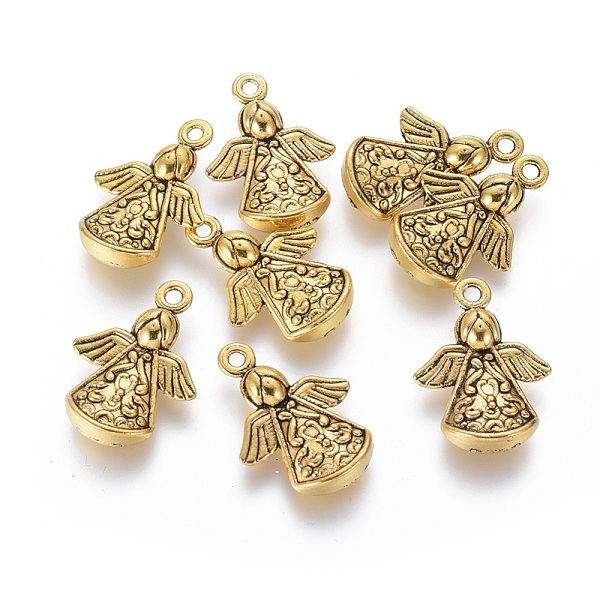 PandaHall Tibetan Style Alloy Angel Pendants, Lead Free and Cadmium Free, Antique Golden, 22x16.5x5.5mm, Hole: 2mm Alloy Angel & Fairy
PandaHall Tibetan Style Alloy Angel Pendants, Lead Free and Cadmium Free, Antique Golden, 22x16.5x5.5mm, Hole: 2mm Alloy Angel & Fairy