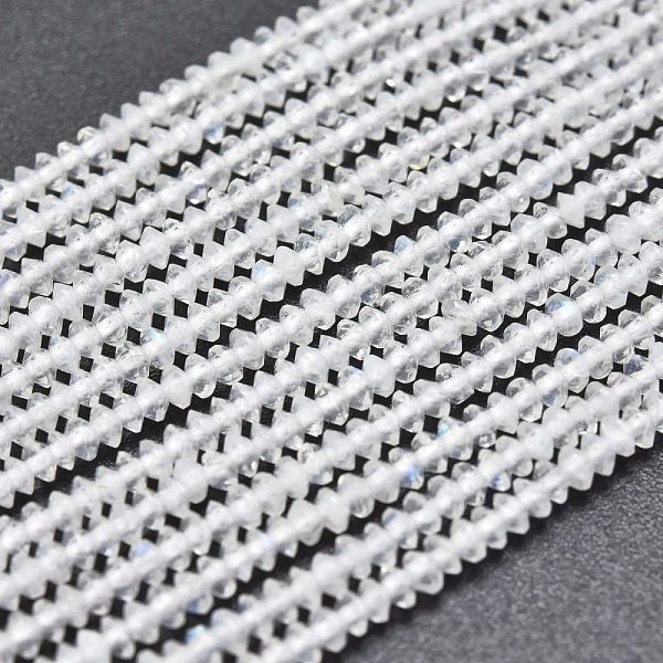 PandaHall Natural Rainbow Moonstone Beads Strands, Faceted, Bicone, 2~2.5x1~1.5mm, Hole: 0.5mm, about 268~298pcs/strand, 15.35 inch(39cm)...
PandaHall Natural Rainbow Moonstone Beads Strands, Faceted, Bicone, 2~2.5x1~1.5mm, Hole: 0.5mm, about 268~298pcs/strand, 15.35 inch(39cm)...
