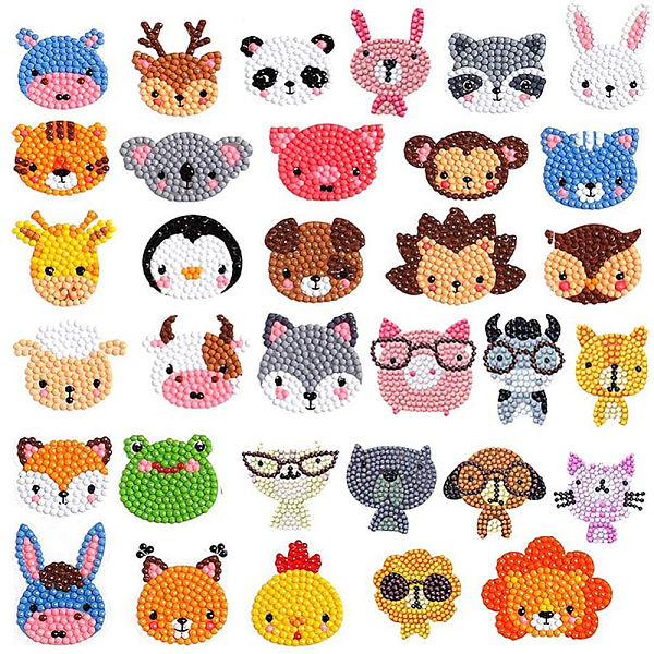PandaHall SUNNYCLUE 1 Box 49PCS 5D Diamond Art Painting Animals Diamond Art Stickers Kits Small Diamond Art Sticker Cute Animals Cat Bunny..., Multicolor
PandaHall SUNNYCLUE 1 Box 49PCS 5D Diamond Art Painting Animals Diamond Art Stickers Kits Small Diamond Art Sticker Cute Animals Cat Bunny..., Multicolor