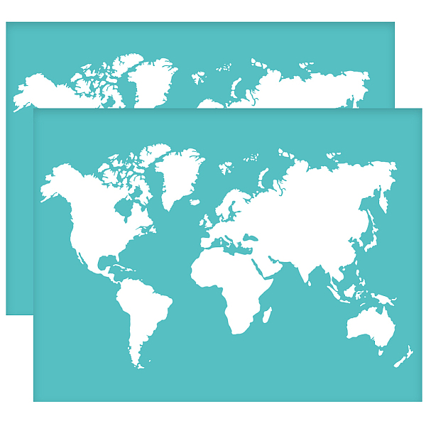 PandaHall OLYCRAFT 2Pcs 11x8.6 Inch World Map Self-Adhesive Silk Screen Printing Stencil Travel Silk Screen Stencil Map Theme Reusable Mesh...
PandaHall OLYCRAFT 2Pcs 11x8.6 Inch World Map Self-Adhesive Silk Screen Printing Stencil Travel Silk Screen Stencil Map Theme Reusable Mesh...