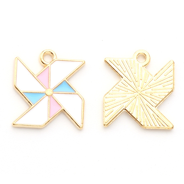 PandaHall Alloy Enamel Pendants, Windmill, Light Gold, White, 16.5x14.5x1.5mm, Hole: 1.6mm Alloy+Enamel Others White
PandaHall Alloy Enamel Pendants, Windmill, Light Gold, White, 16.5x14.5x1.5mm, Hole: 1.6mm Alloy+Enamel Others White