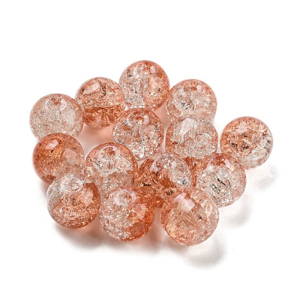 PandaHall Transparent Spray Painting Crackle Glass Beads, Round, Coral, 10mm, Hole: 1.6mm, 200pcs/bag Glass Round Red
PandaHall Transparent Spray Painting Crackle Glass Beads, Round, Coral, 10mm, Hole: 1.6mm, 200pcs/bag Glass Round Red