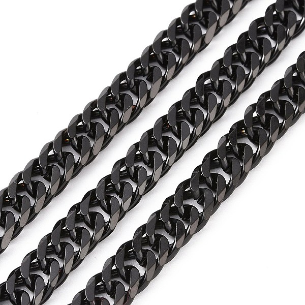 PandaHall 304 Stainless Steel Cuban Link Chains, Unwelded, Electrophoresis Black, 8x6x2mm 304 Stainless Steel
PandaHall 304 Stainless Steel Cuban Link Chains, Unwelded, Electrophoresis Black, 8x6x2mm 304 Stainless Steel