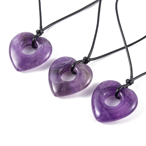 PandaHall Natural Amethyst Pendant Necklaces, Heart, 19.29~28.35 inch(49~72cm) Amethyst Heart
PandaHall Natural Amethyst Pendant Necklaces, Heart, 19.29~28.35 inch(49~72cm) Amethyst Heart