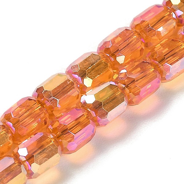 PandaHall Electroplate Glass Beads Strands, Faceted, Column, Orange, 6x6.5mm, Hole: 1mm, about 72pcs/strand, 20.87''(53cm) Glass Column...
PandaHall Electroplate Glass Beads Strands, Faceted, Column, Orange, 6x6.5mm, Hole: 1mm, about 72pcs/strand, 20.87''(53cm) Glass Column...